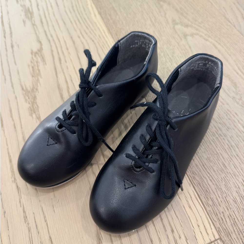 Capezio Black Tie Tap Shoes Kids